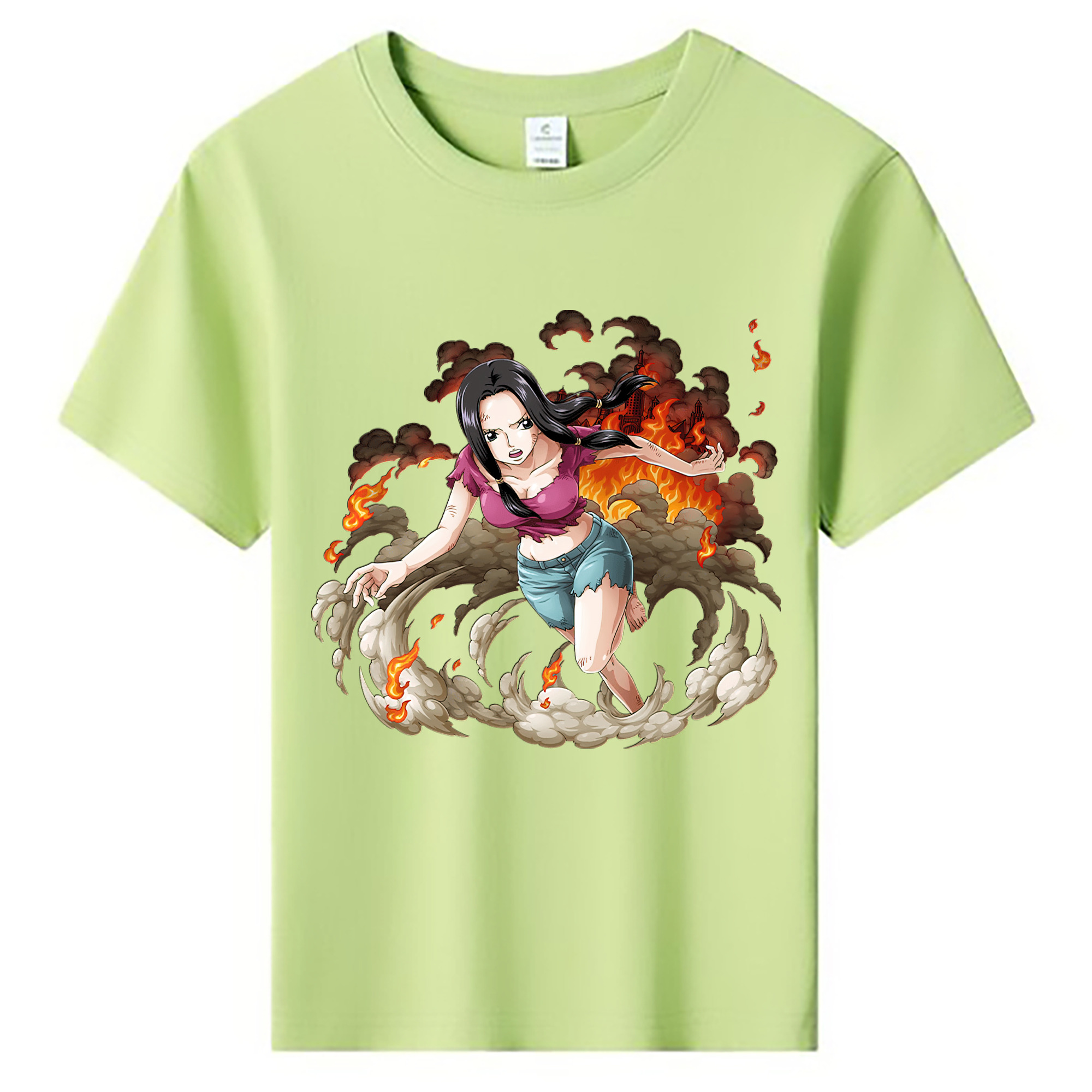 ワンピース ニコ・ロビン ONE PIECE Nico Robin 綿100％キッズTシャツ（フロントプリント）
